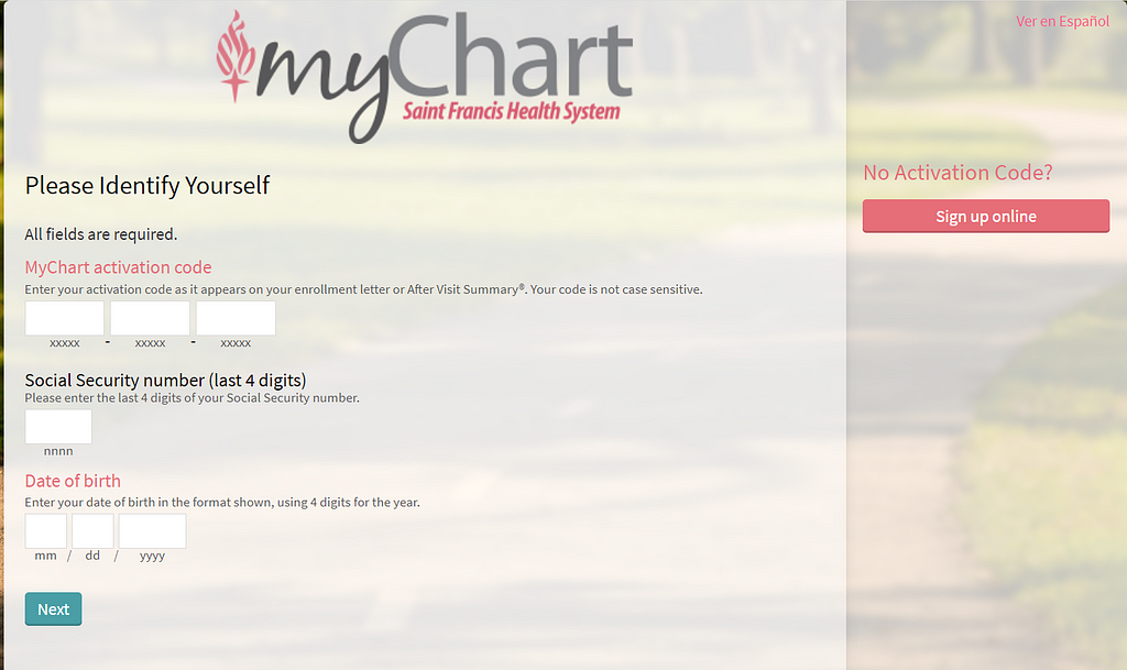 How to Register for St. Francis MyChart Login