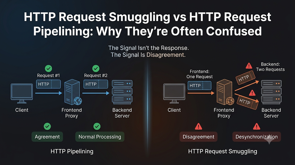 HTTP Request Smuggling vs HTTP Request Pipelining: Why They’re Often Confused