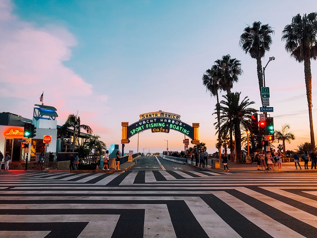 Santa Monica Pier Arch-Photo by Gerson Repreza
