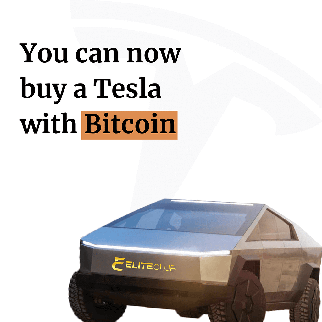 Buy Tesla with Bitcoin