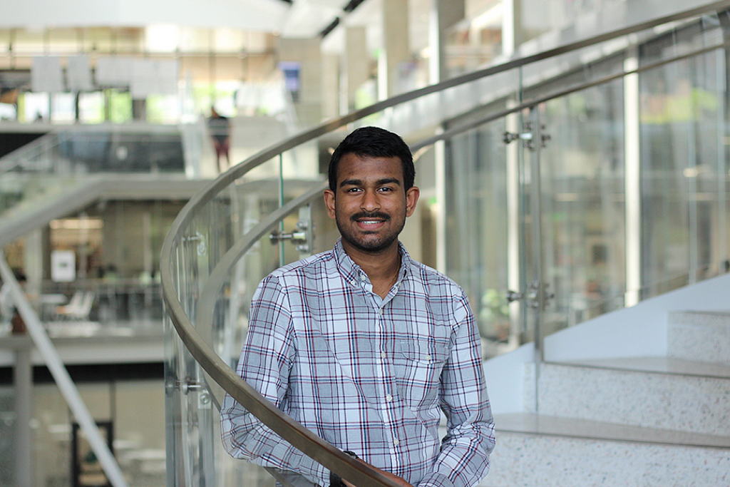 Portrait of Siddarth Kaki in the Engineering Education Research Center at UT Austin.