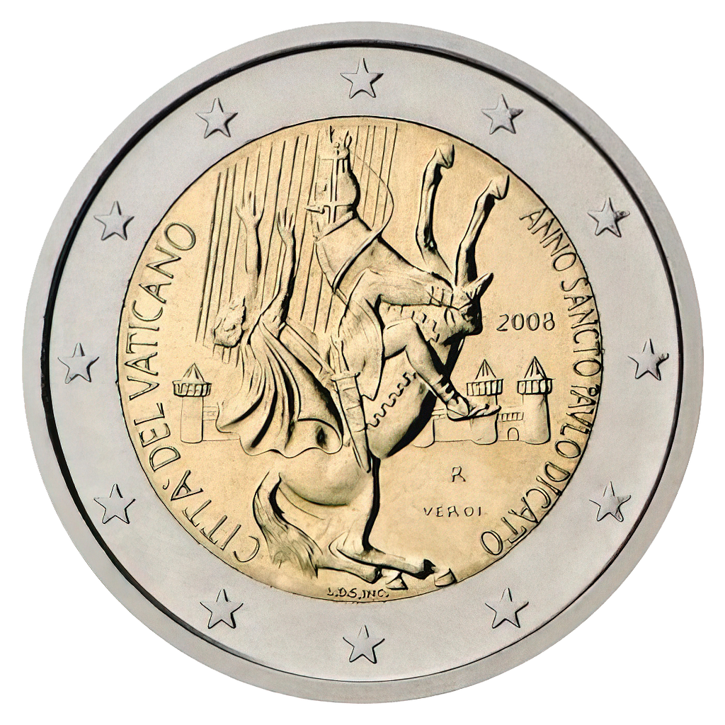 2 Euro — 2008 Commemorative coin, Vatican