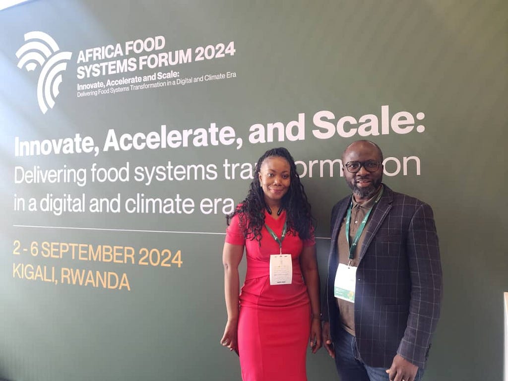 Afia and Rowlands at Africa Food Systems Forum 2024