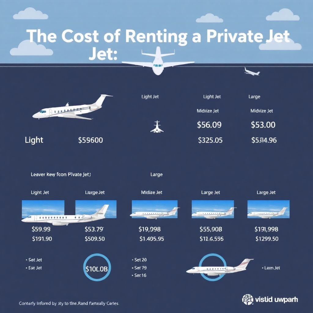 “The Cost of Renting a Private Jet: An Overview by Jet Category”