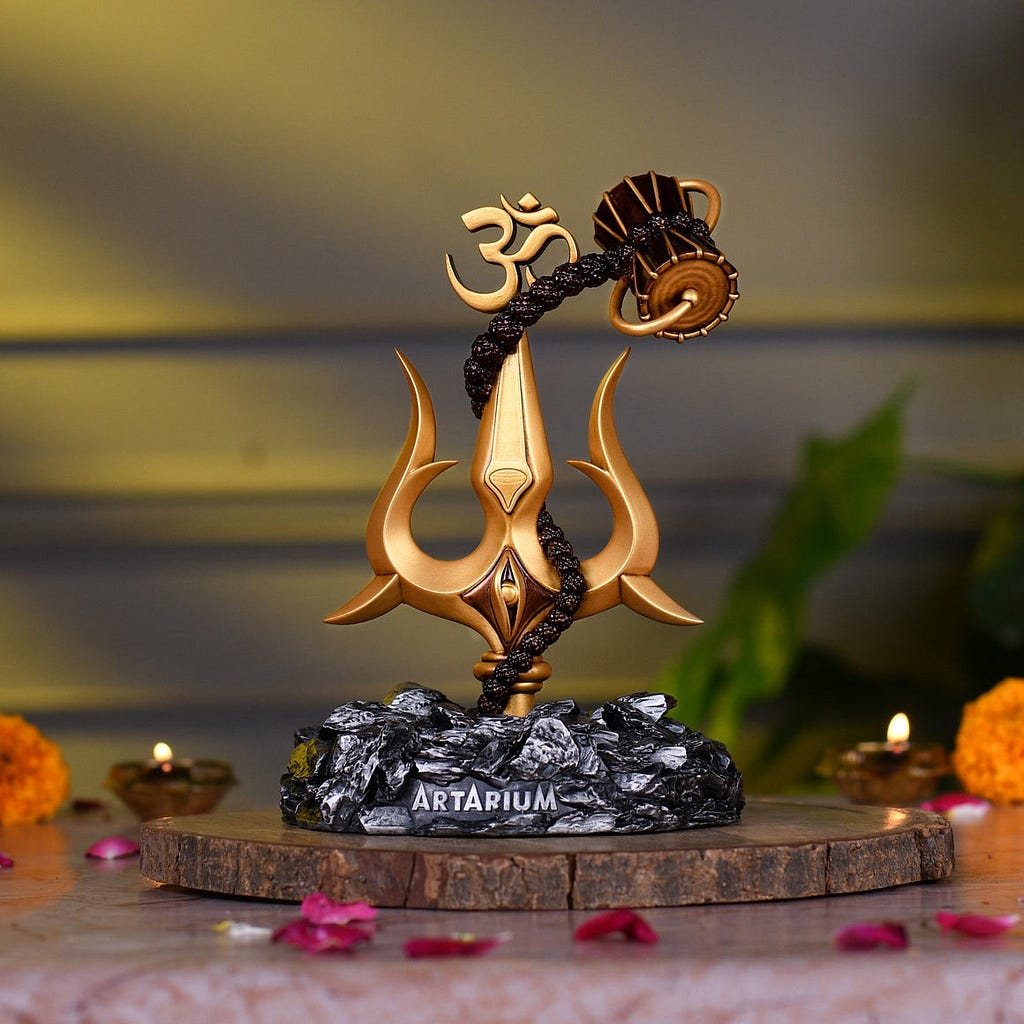 Trishul with Damru