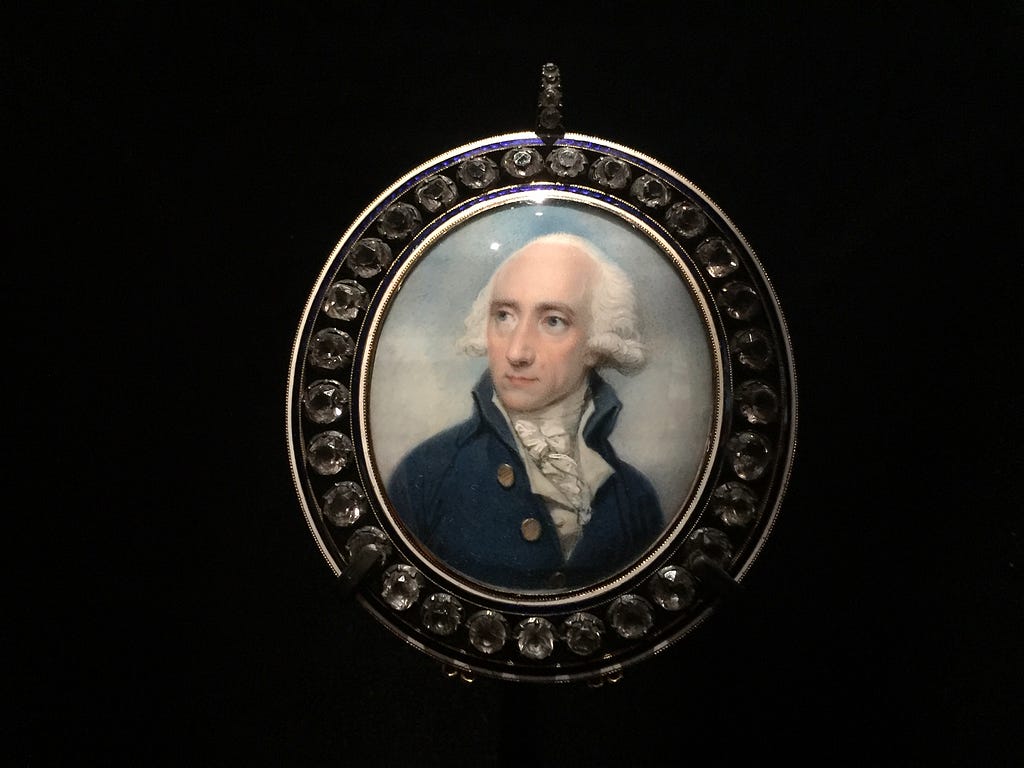 Image: Warren Hastings, 1732–1818 by Richard Cosway, Watercolour and Bodycolour on Ivory, NPG6286 © Rania Ades