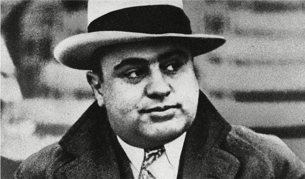 This Jan. 19, 1931, file photo shows Chicago mobster Al Capone at a football game. (AP File)