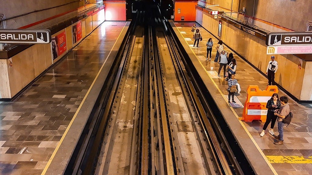 Chilpancingo Subway Station in Mexico City