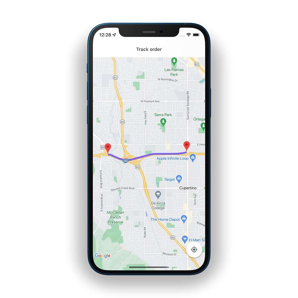 Flutter Google Map With Live Location Tracking — Uber Style | LaptrinhX