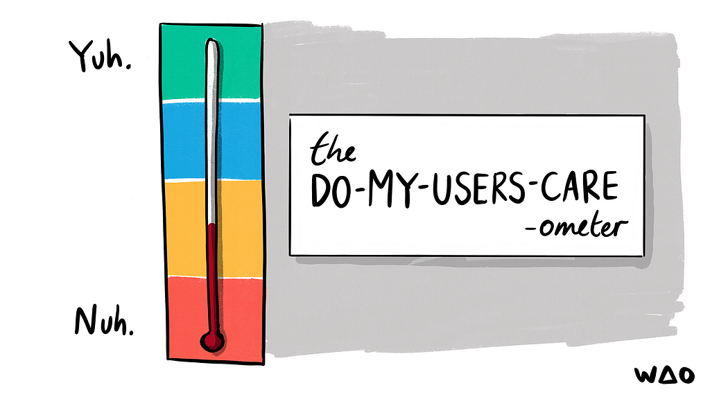 The DO-MY-USERS-CARE-ometer