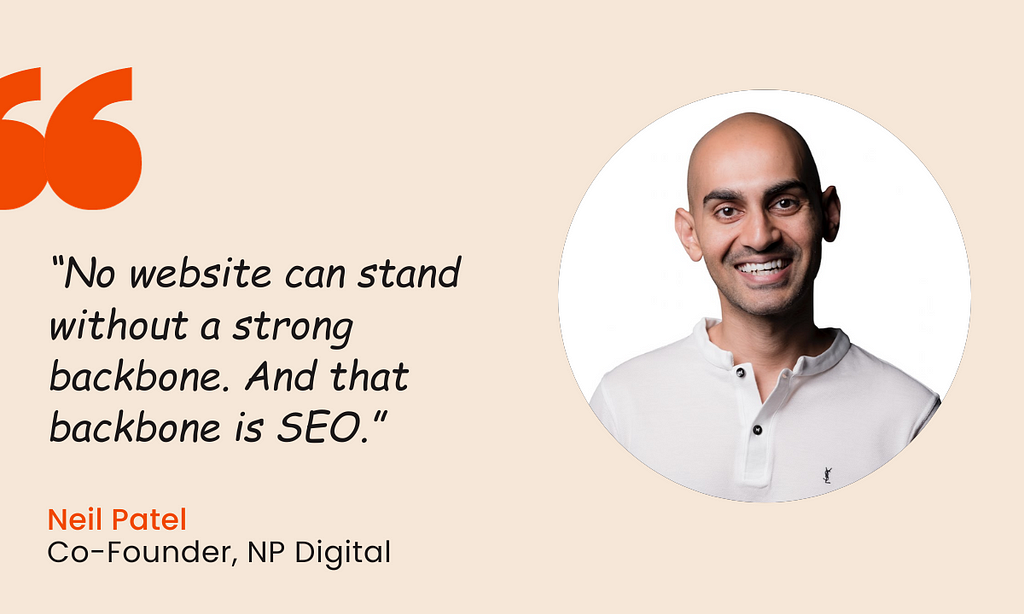 Neil Patel Quote About SEO