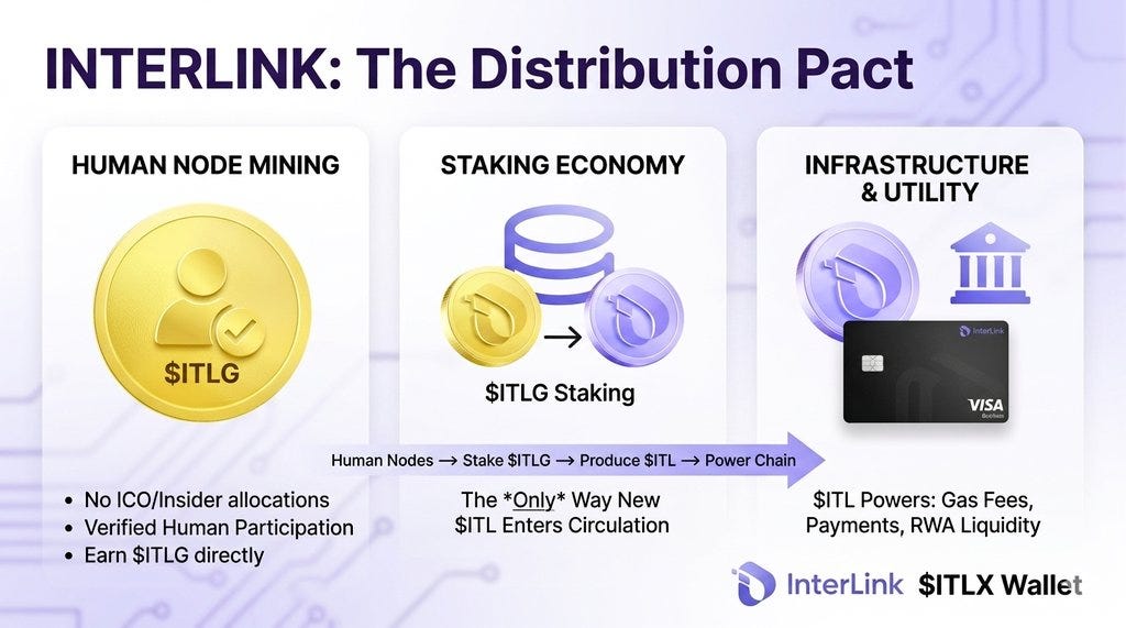 InterLink Tokenomics Explained: How ITLG and ITL Power a Verified-Human Blockchain Economy