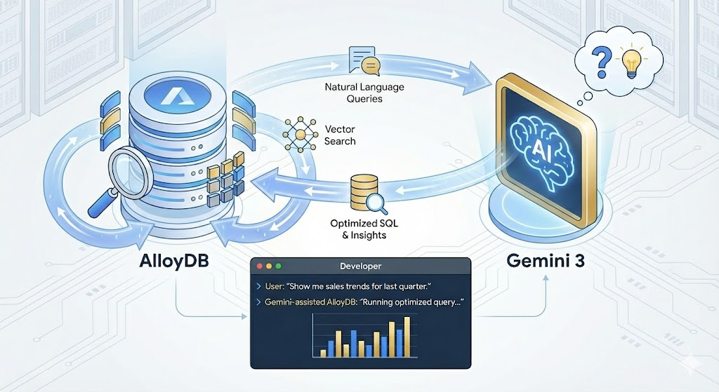 Gemini 3 Flash now Built-in to AlloyDB!