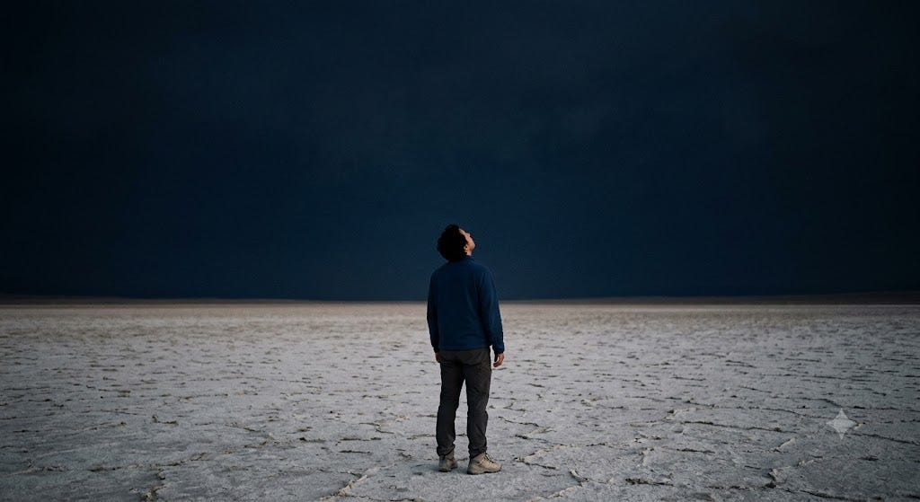 What if …. the sky was an empty void-