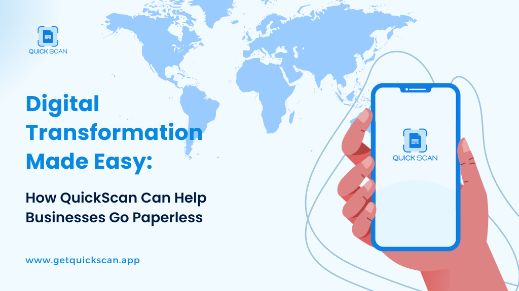 Mobile Scanner App for Digital Transformation of the Document to go paperless