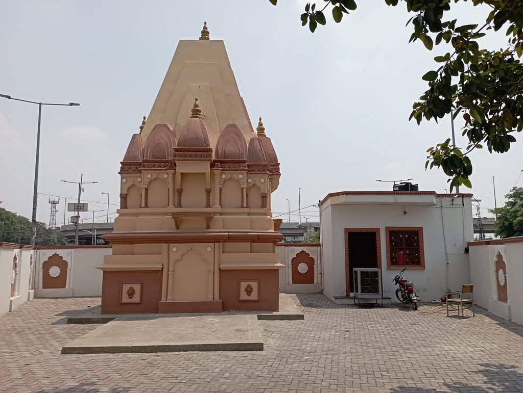 A view of the restored Jain temple in Lahore, Pakistan