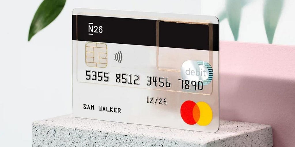 N26 card with cashback