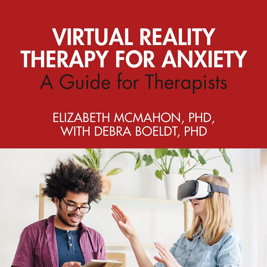 cover of ‘virtual reality therapy for anxiety’ paperback book