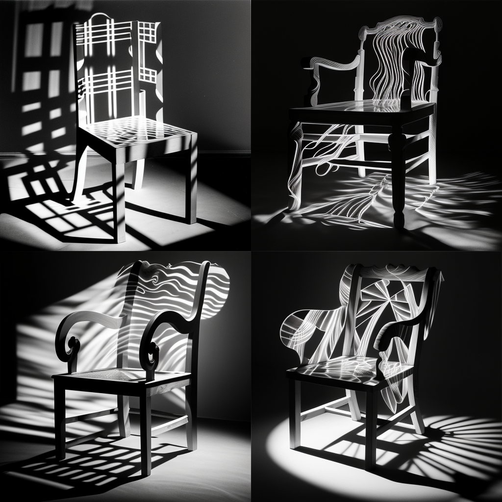 chairs, photogram