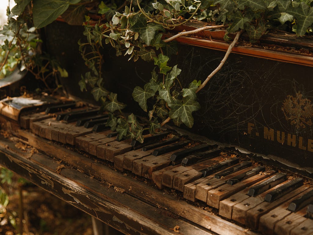 old piano