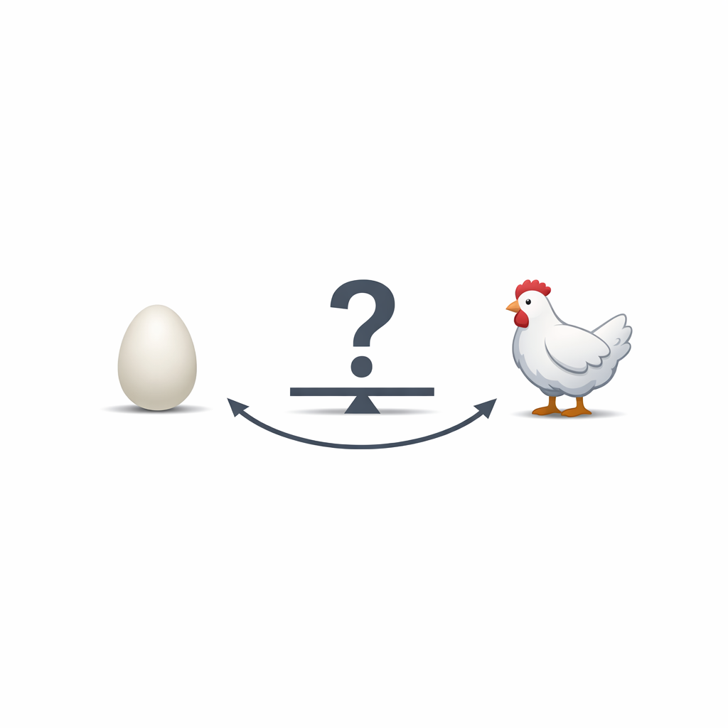 A11: How a Cognitive System Thinks “Which came first the chicken or the egg?”