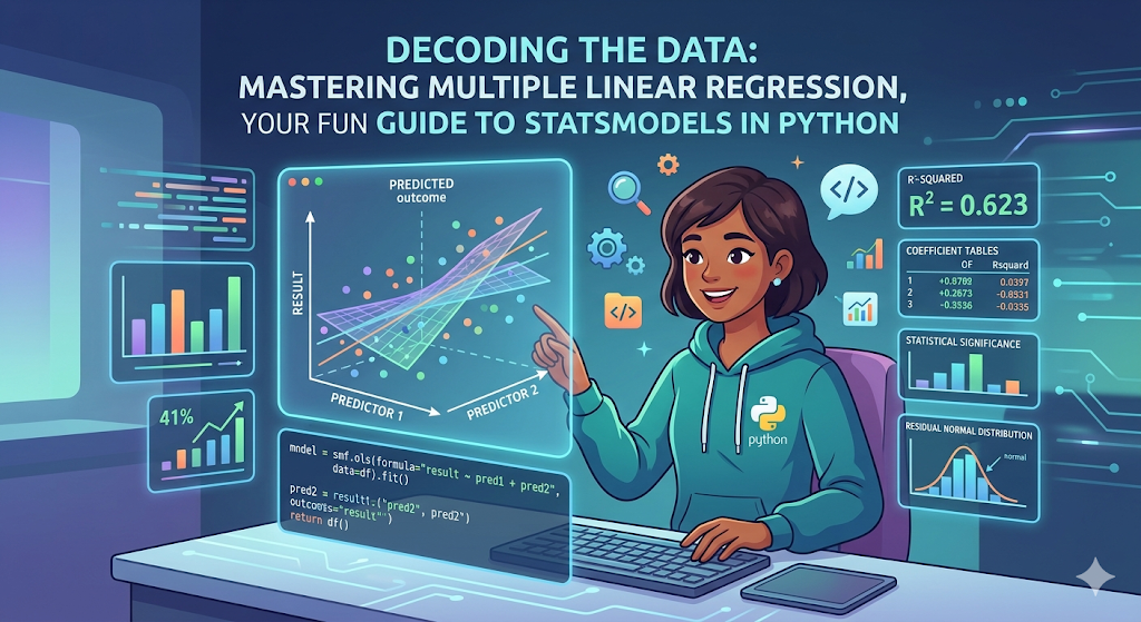 Decoding the Data: Mastering Multiple Linear Regression, Your Fun Guide to Statsmodels in Python