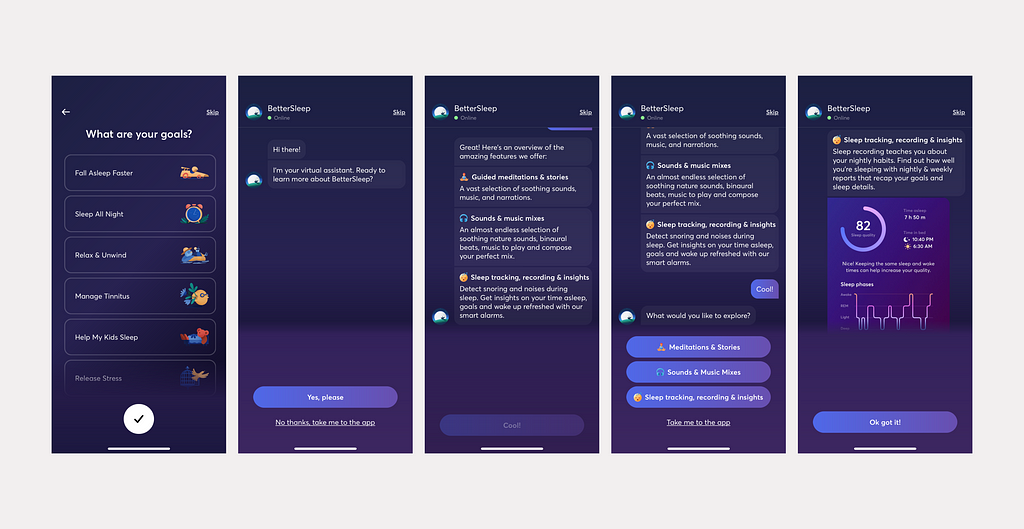 App flow design