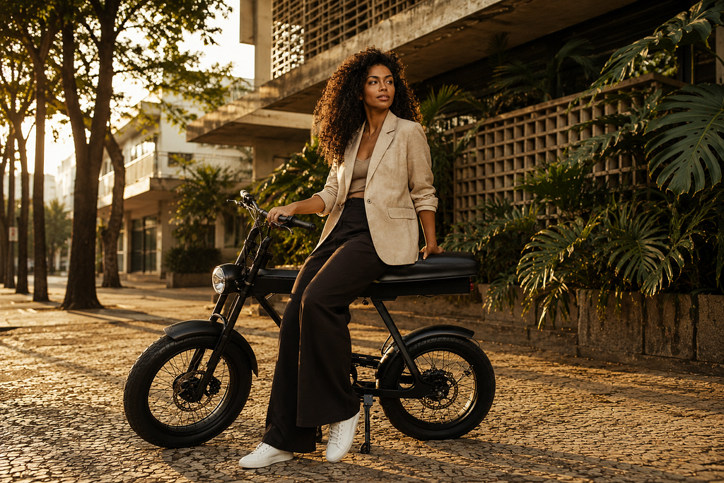Moda e bike elétrica: quando o estilo encontra a liberdade