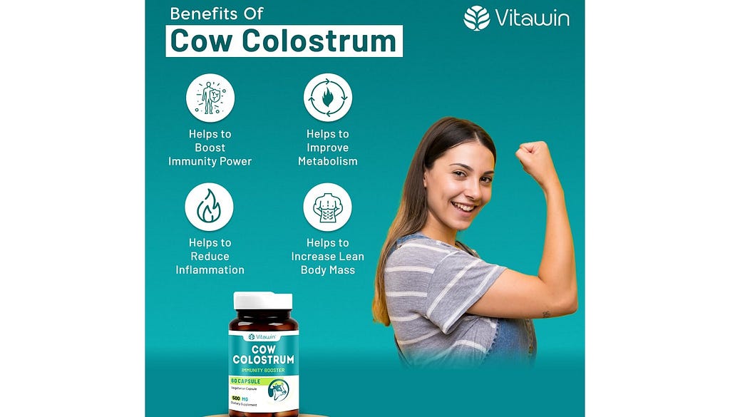 An image for the advertisement of Health supplements made out of Cow’s Colostrum