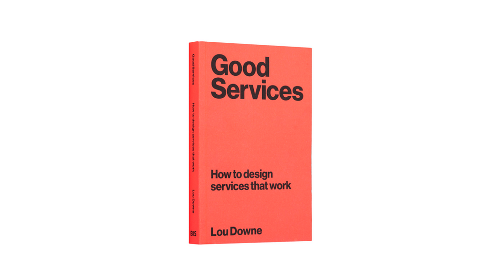 Front cover of Lou Downe’s book Good Services.