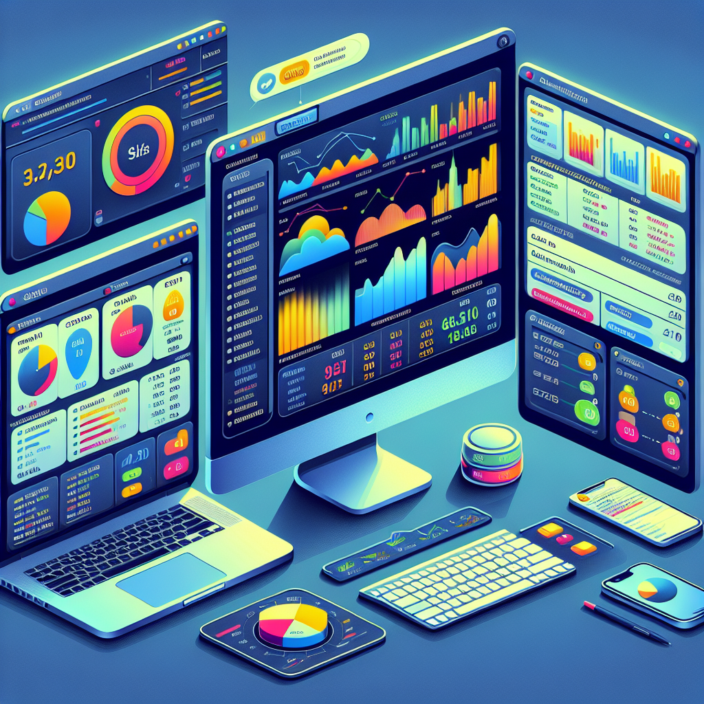 Face monitoring dashboards on multiple screens