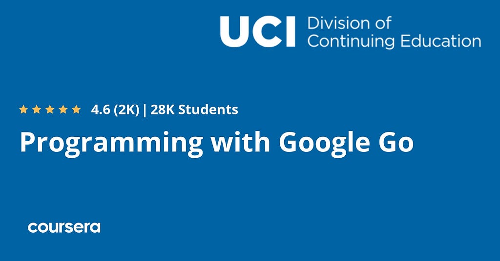 best Coursera course to learn Golang programming language