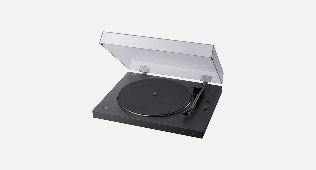 Wireless Vinyl Record Player with Bluetooth and USB Output by Sony