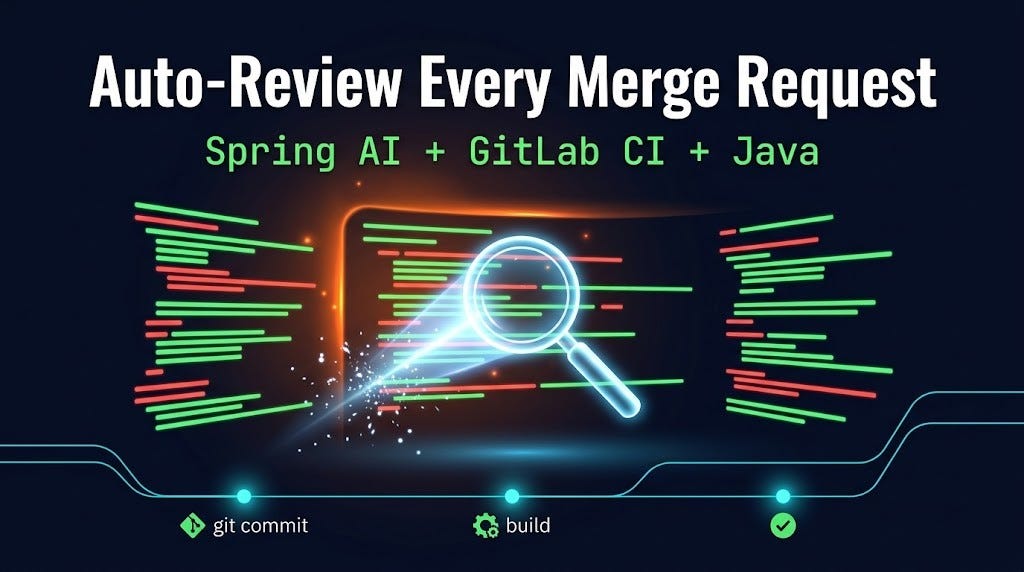 Spring AI + GitLab CI: Auto-Review Every Merge Request with Java