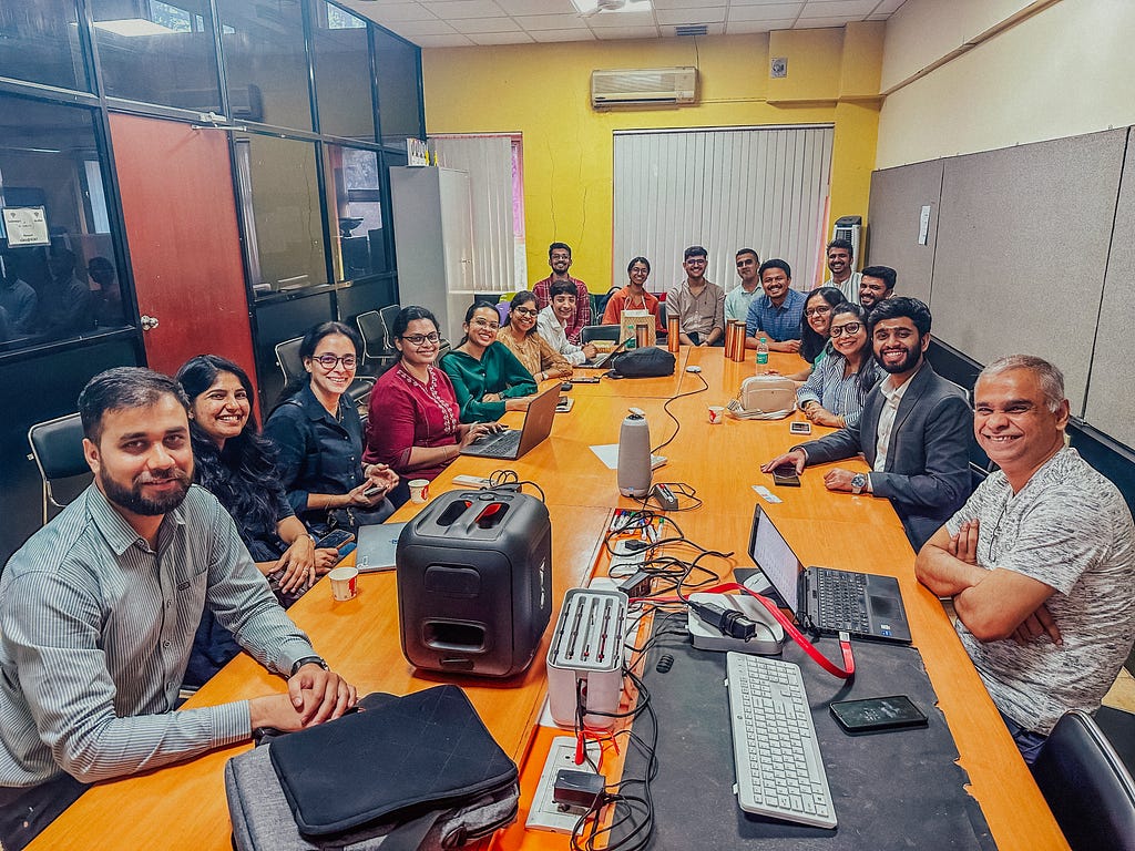 The whole batch of HCI 23–24 of IDC School of Design