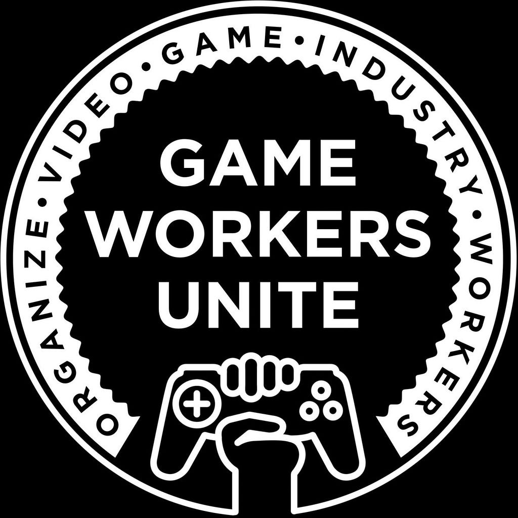 Logo for Game Workers Unite