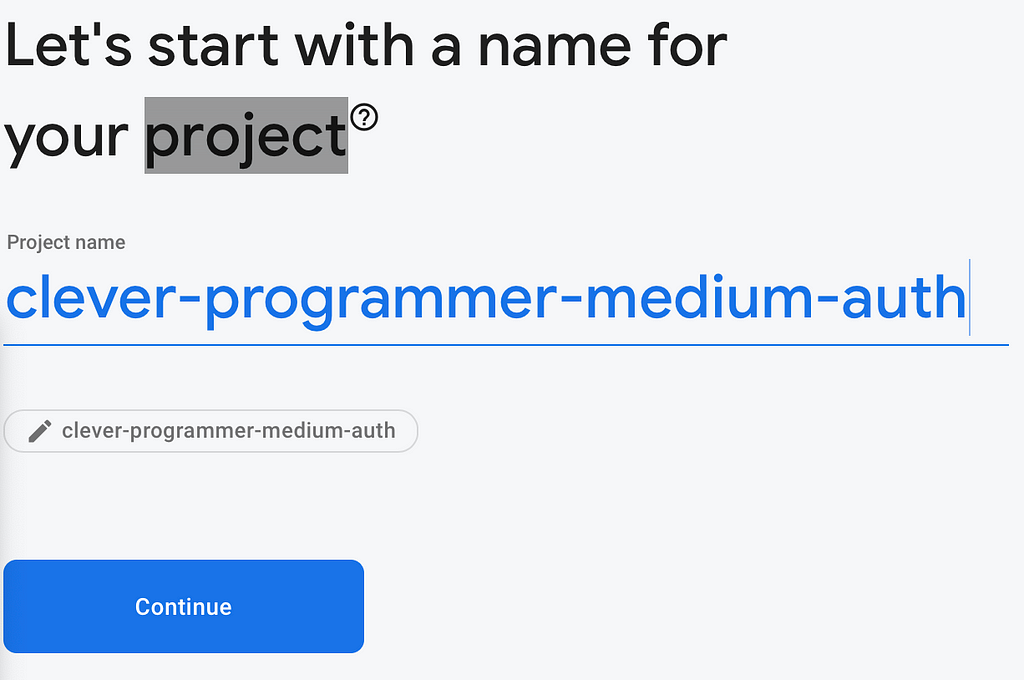 Rename the project!