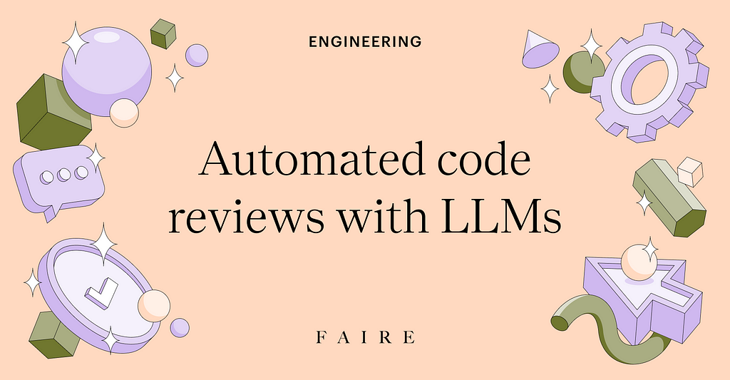 Text image: Automated code reviews with LLMs