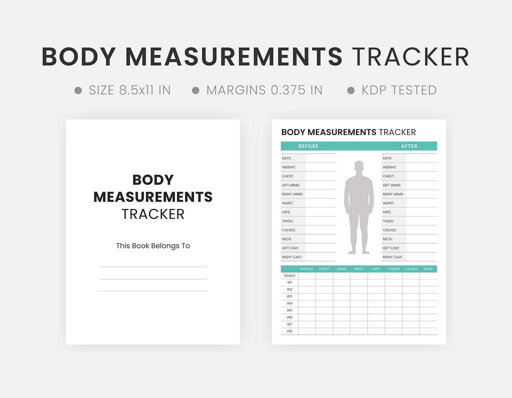 Body Measurement Chart Printable.