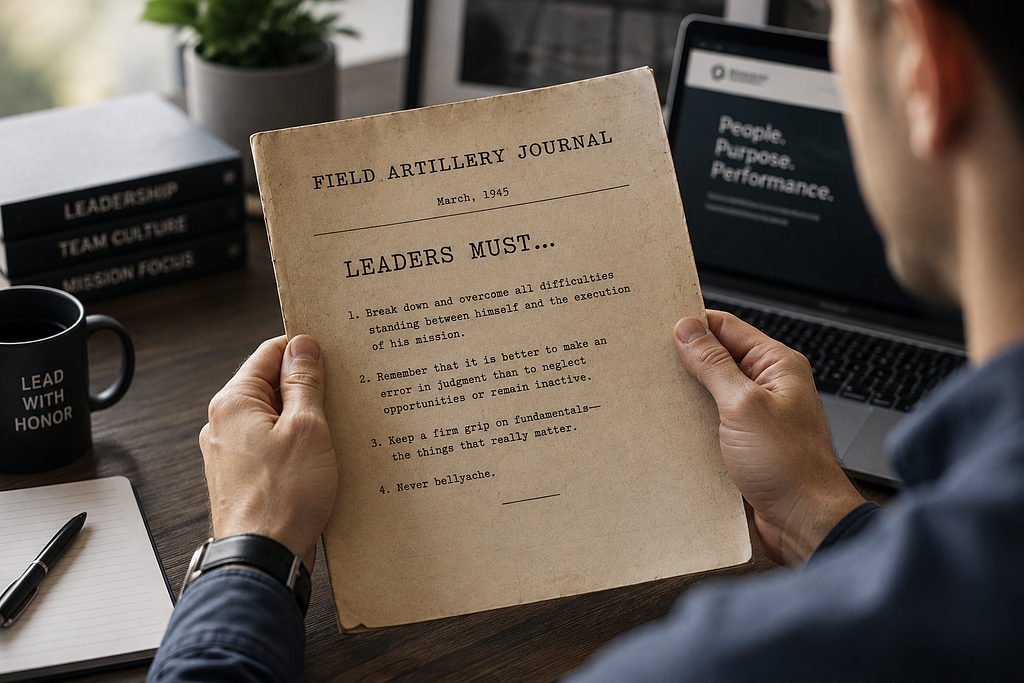 Leaders Must…