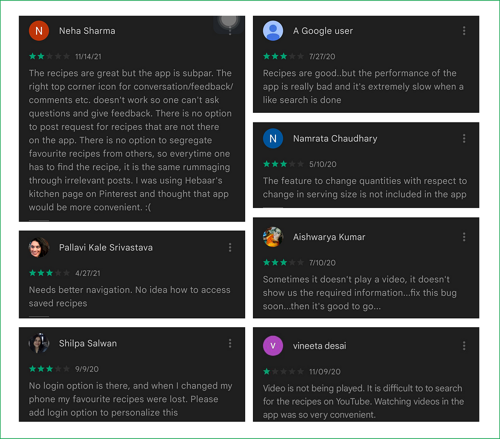These are the images from the result of the online app review which I had taken from the Play store app.