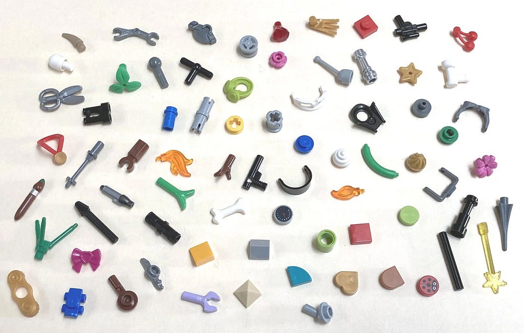 lego pieces from the internet