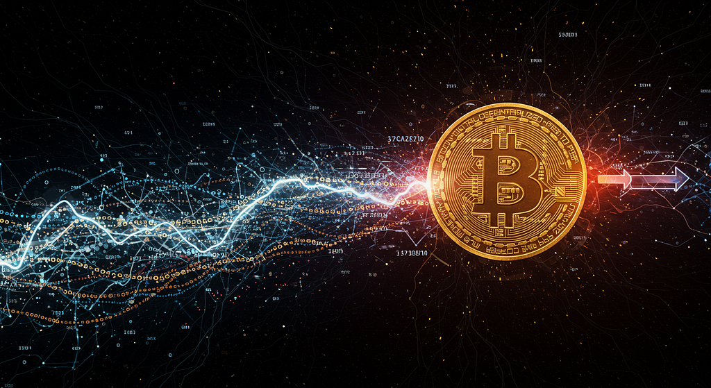 A visual view of bitcoin’s time travel metaphor, depicting 14 years of holding of the Satoshi bitcoin.