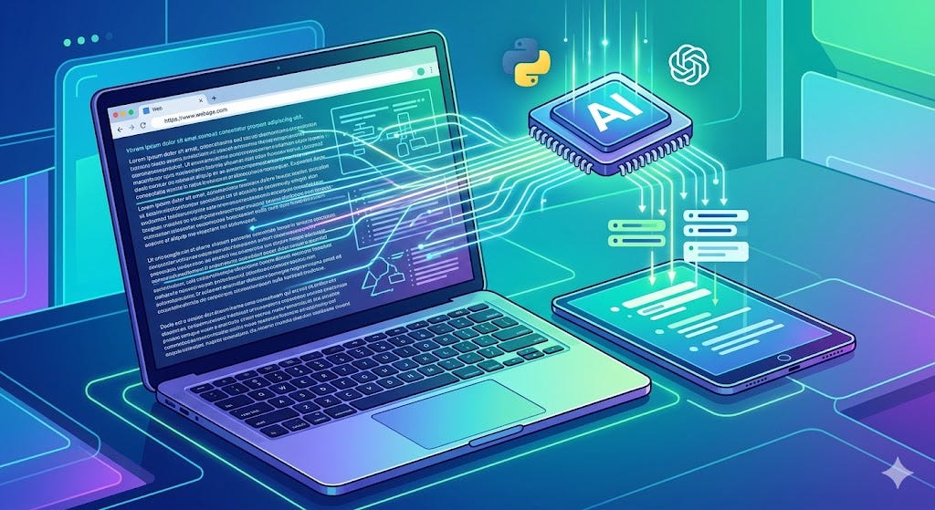 I Built an AI That Reads Websites For Me (So I Don’t Have To)