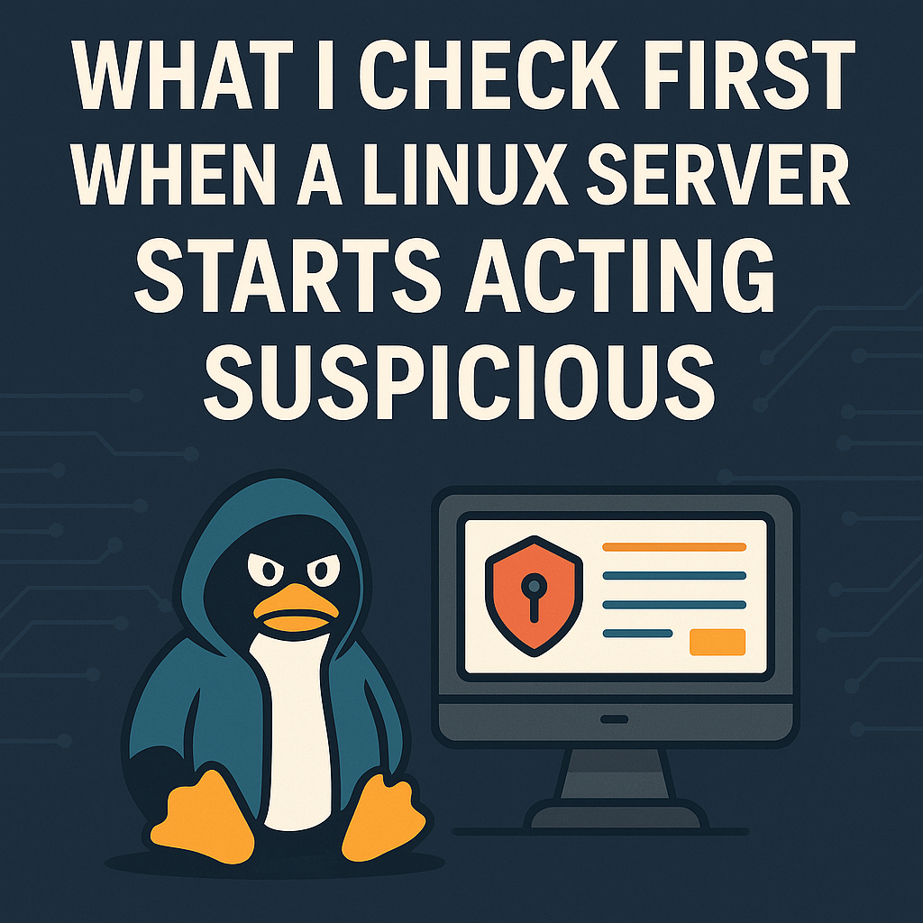What I Check First When a Linux Server Starts Acting Suspicious