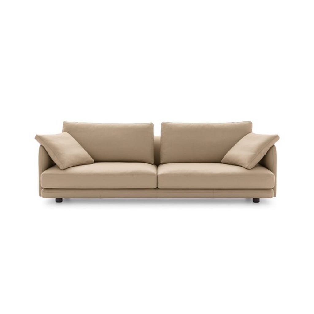 A picture of a two-seater sofa.