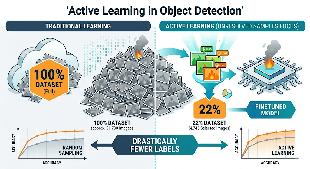 Nesne Tespitinde Aktif Öğrenme (Active Learning) Gücü:%22 Veri ile Tam Model Performansı: