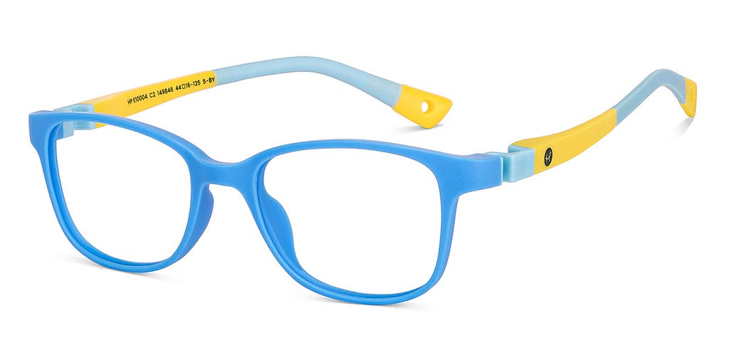 Sky Blue Full Rim Rectangle Eyeglasses