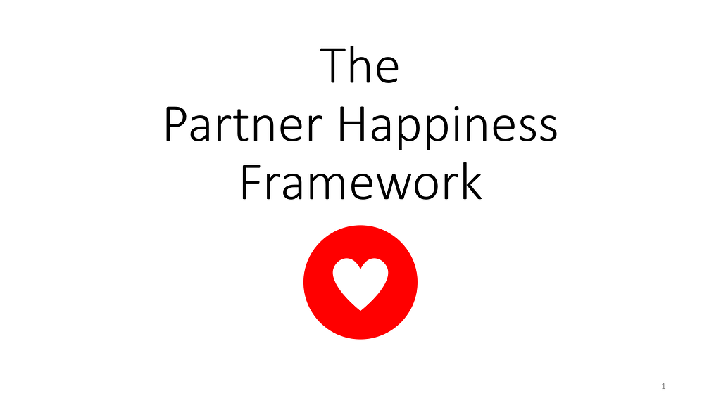 The Partner Happiness Framework