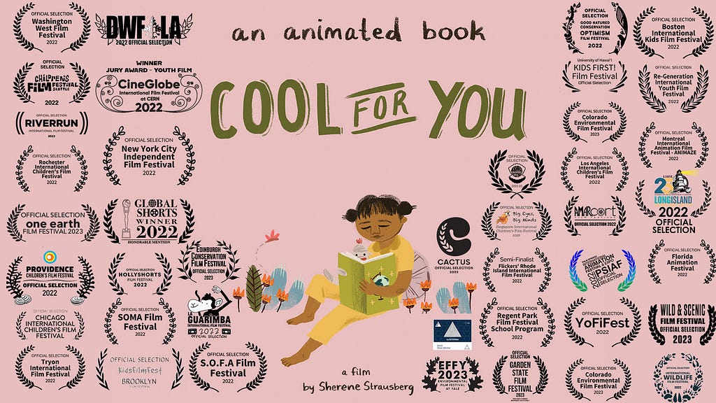 Film poster for “Cool For You” with laurels